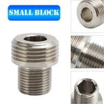 Small Block Oil Filter Insert Adapter Sbf 5.0 302 351 F1AZ-6890-B Ford New. Price: $12.53.