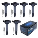 Set Of 6 Ignition Coils & Spark Plugs UF487 Compatible With Lexus Toyota 3.... New. Price: $113.93.