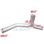 Heavy Duty 5" Id/od Aluminized Exhaust Pipe Tube Peterbilt 379 14-15353-0150 New. Price: $195.00.