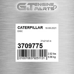 370-9775 Disc Fits Caterpillar (new Aftermarket). Price: $36.67.