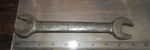 Vintage No. 5B784 Armstrong Caterpillar Open Wrench, 13/16" X 7/8", Usa Made Used. Price: $12.50.