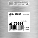 AT179694 Kit Fits John Deere (surplus Open Box) New. Price: $290.83.