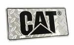 New - Aluminum Diamond Plate License Tag Caterpillar Truck Equipment Gift. Price: $15.99.