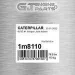 1M8110 637D #1 Scraper Joint Assem Fits Caterpillar (used). Price: $1268.36.
