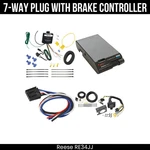 Reese Rv 7-WAY Round Trailer Wiring Harness Kit + Brake Control For 12-15 Bmw X1 New. Price: $320.99.