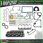 New Cylinder Head & Rebuild Kit For Caterpillar 236B 267B 3044C C3.4 1791854. Price: $835.00.