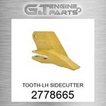 2778665 Tooth-lh Sidecutter Fits Caterpillar (new Aftermarket). Price: $55.64.