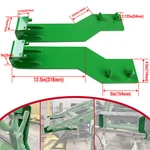 Hecasa Tractor Loader Quick Tach Weld On Mounting Brackets For John Deere New. Price: $45.52.