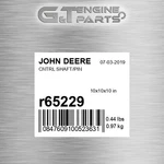 R65229 Cntrl Shaft/pin Fits John Deere (surplus Open Box) New. Price: $140.00.