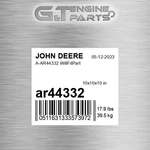 A-AR44332 Willfitpart Fits John Deere (surplus Open Box) New. Price: $102.32.