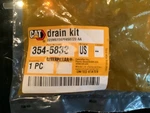 New Genuine Caterpillar Drain Kit 354-5833 3545833. Price: $16.23.