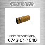 6742-01-4540 Filter Suitable 3964604 Fits Komatsu (new Aftermarket). Price: $39.02.