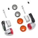 Rear Turn Signal Lights With Bracket Chrome Bullet For Harley Sporster 883 92-22 New. Price: $50.84.