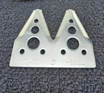 (qty 7) John Deere H153329: Draper Platform Cutting System Section Fits 615F 616 New. Price: $25.70.