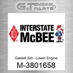 M-7X2616 Gasket Kit Cylinder Head Interstate Mcbee (new Aftermarket). Price: $296.59.