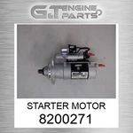 8200271 Starter Motor Fits International Truck (surplus Open Box) New. Price: $375.54.