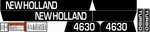 4630 New Holland Tractor Decal Set. Price: $70.00.