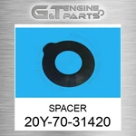 20Y-70-31420 Spacer Fits Komatsu (new Aftermarket). Price: $49.98.