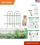 14 Panels Decorative Garden Fences And Borders For Dogs 32INH 20FTL No Dig Me... New. Price: $87.49.
