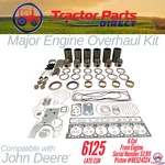Major Engine Overhaul Kit Comp John Deere 6125 Late Powertech #RE524324 New. Price: $3830.42.