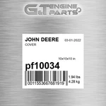PF10034 Cover Fits John Deere (surplus Open Box) New. Price: $209.86.