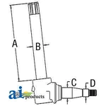 Spindle AR74606 Fits John Deere 2550 2555 2650N 2750 2755 2840 2850 2855N New. Price: $484.49.