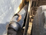 John Deere 544K Left/driver Hydraulic Cylinder - Used P/n AH227921. Price: $1999.99.