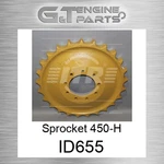 ID655 Sprocket 450-H Fits Caterpillar (new Aftermarket). Price: $378.12.