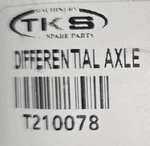 Differential Axel Gear Shaft T210078 New. Price: $50.00.