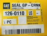 New Caterpillar Seal Gp-crnk 126-0110 172.09MM Maximum Outer Diameter Crankshaft. Price: $26.28.