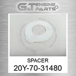 20Y-70-31480 Spacer Fits Komatsu (new Aftermarket). Price: $57.13.