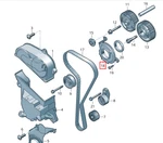 Genuine Vw Golf MK8 CD1 Timing Belt Camshaft Bracket 05C109093C New Stock Neu. Price: $102.86.