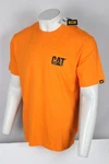 Caterpillar Men's Logo Shirt Short Sleeve Crew Orange Cotton Poly Blend New. Price: $13.49.