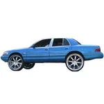 79-02 Ford Crown Vic Kit Coil Spring Lifters Grand Marquis Fit 22 24 26 Rim New. Price: $99.89.