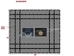 Super Light 14 Oz Steel Tarp 16X18 - Black New. Price: $231.19.