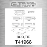 T41968 Rod,tie Fits John Deere (surplus Open Box) New. Price: $800.02.