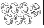 Made To Fit Cummins 6BTA 5.9 6.7 Qsb Isb Main Bearing Set C3802072 Qty 1 New. Price: $58.56.