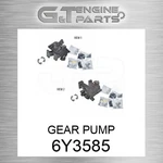 6Y-3585 Gear Pump Fits Caterpillar (new Aftermarket). Price: $2580.19.