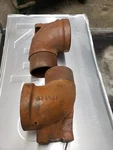 Caterpillar Elbow Exhaust. Good Used. Part # 1P1087, 1068711. Oem. Price: $275.00.