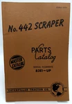 Caterpillar No. 442 Scraper Parts Catalog S/n 83E1-UP Good. Price: $19.16.