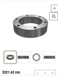 333-0776 Genuine Oem Caterpillar 35.5 Mm. Thick Fan Drive Adapter Spacer New. Price: $150.00.