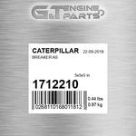 1712210 Breaker As Fits Caterpillar (new Aftermarket). Price: $62.29.