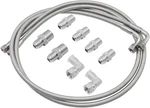 52" 6AN Braided Transmission Cooler Hose Lines,for Chevy Ford Mopar Gmc B. New. Price: $53.94.