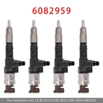 4PCS Fuel Injector For Caterpillar C3.3B 257D 277D 287D 259D 289D 6082959 New. Price: $487.68.