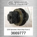 3669777 C/w Sprocket, Must Ship From Fits Caterpillar (new Aftermarket). Price: $5256.42.