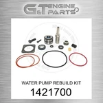 142-1700 Water Pump Rebuild Kit Fits Caterpillar (new Aftermarket). Price: $277.40.