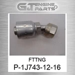 P1J743-12-16 Fttng Fits Case New Holland (surplus Open Box). Price: $104.20.