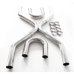 Universal Inch Od Pipe Exhaust Kit T304 Stainless Steel Mandrel Bent New. Price: $154.00.