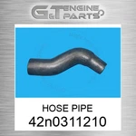 42N-03-11210 Hose Pipe Fits Komatsu (new Aftermarket). Price: $114.98.