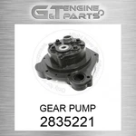 283-5221 Gear Pump Fits Caterpillar (new Aftermarket). Price: $626.89.